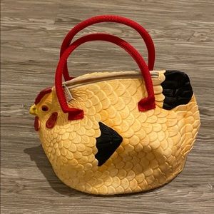 Rubber chicken purse